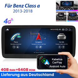 Carplay Für Benz GLA CLA W176 NTG 4.5 Android13 Autoradio GPS DAB+ 4+64GB 8-Kern