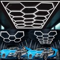 5X-14X Hexagon LED Lampe Röhren Werkstatt Garage Wand Decken Leuchte Beleuchtung