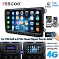 DAB+ Android 14 6+128GB Autoradio Carplay GPS Für VW Golf 5 Touran Tiguan Passat