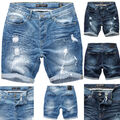 Herren Destroyed Jeans Shorts Kurze Hose Sommer Bermuda 7979