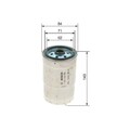 Kraftstofffilter Bosch 1 457 434 106 für Alfa Romeo für Audi für Austin für Daf