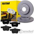 TEXTAR BREMSSCHEIBEN + BELÄGE HINTEN für VW GOLF 7 PASSAT B8 3G TIGUAN ARTEON