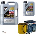 BOSCH Ölfilter 6L Liqui Moly Special Tec F 5W-30 für Ford Kuga I S-Max 2.0 TDCi