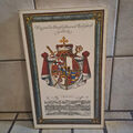 vintage Köln Wappen Bild-Druck hinter Plexiglas