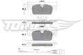 TOMEX Brakes Bremsbelagsatz, Scheibenbremse TX 17-31 für PEUGEOT