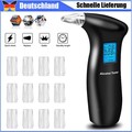 Alkoholtester Testsieger Polizeigenau Promille-Test Atem-Messgerät 12 Mundstücke
