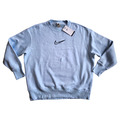 Nike Phoenix Fleece Oversized Crewneck Sweatshirt Pullover Gr M Blau Damen NEU