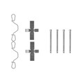ORIGINAL® Bosch Zubehörsatz, Scheibenbremsbelag Vorne für VW PASSAT B2