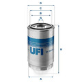 Kraftstofffilter Filtereinsatz 24.394.00 UFI für IVECO SANTANA RENAULT TRUCKS