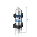 UFI Kraftstofffilter 31.920.00 Filtereinsatz für B8 AUDI A4 8TA 8T3 8K5 A5 8K2