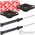 2x GASDRUCK STOßDÄMPFER HINTEN+ DOMLAGER passend für FORD MONDEO IV GALAXY S-MAX