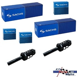 2x SACHS STOSSDÄMPFER MIT FEDERN VORNE KOMPLETT VORMONTIERT FÜR BMW 3ER E46