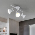 Spotleiste Deckenleuchte Deckenlampe weiß 3-Flammig E14 Strahler beweglich 60 cm