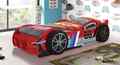 Monza Super Racer Autobett | Einzel 3 Fuß Kinder rot Spielbett | 3D Legierungen + Grill