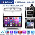 128G Android Autoradio Für Peugeot 307 SW CC 02-13 GPS Nav WIFI FM Bluetooth KAM