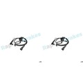 2X RAP BRAKES ABS-SENSOR RADDREHZAHL HINTEN LINKS+RECHTS passend für OPEL INSIGN