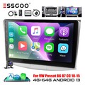 10" Autoradio DAB+ Carplay Android 13 4+64G GPS Kam Für VW Passat B7 CC 10-15