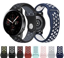 Für SAMSUNG Galaxy Smartwatch Active Eratzband ✅ Sport Armband Silikon 20mm 22mm