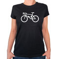 Damen T-Shirt Bike Fahrrad Oberteil Gr. XS-XXL Geschenkidee Souvenir Präsent Wic