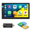 Doppel 2DIN 7 DAB+ Wireless Apple Carplay Android Auto Autoradio USB BT AUX