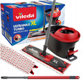 Vileda ULTRAMAX TURBO XL Bodenwischer 161037 Flachwischer mit Eimer Set