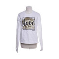 Guess, Sweatshirt, Größe: L, Weiß/Schwarz, Baumwolle, Print, Damen #Okk