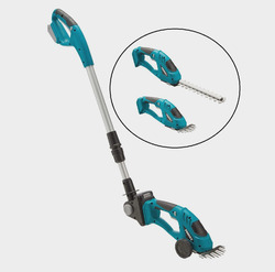 Ferrex 2 in 1 Akku Gras- Strauchschere FS-GBS 2 Rasenschere ohne Akku, Ladegerät