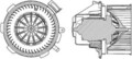 MAHLE AB 88 000P Innenraumgebläse für MERCEDES-BENZ