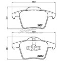 Brembo Bremsbelag-Satz Bremsklötze hinten 73363939 | 336398