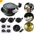 3 LED Solarleuchten Garten Dachrinnenleuchte Aussenlampe Wandleuchte Beleuchtung