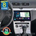 4+64GB Android 14 Autoradio 8-Core Carplay GPS Navi für VW Passat Variant 3C5