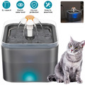 2L Haustier Trinkbrunnen Katzen Hunde Automatisch Wasserspender mit LED Licht