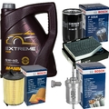 BOSCH Inspektionspaket 5 L MANNOL Extreme 5W-40 für VW Golf V 1.6 Bi-Fuel