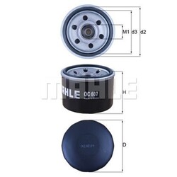 Mahle Ölfilter für Smart Fortwo