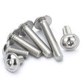Linsenkopfschraube Flansch Bund M2 M3 M4 M5 M6 M8 Edelstahl V2A A2 ISO 7380-2