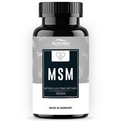 MSM 365 Kapseln Methylsulfonylmethan sehr hochdosiert Schwefel Pulver 6 Monate