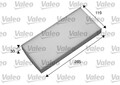 Innenraumfilter VALEO ESSENTIAL 698878 Partikelfilter für RENAULT TWINGO 1 2 16V