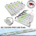 12V/24V Netzteil LED Trafo Transformator IP67 Wasserdicht LED Strip 10W-350W