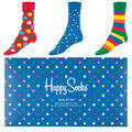 Happy Socks Mixed Dog Socken Geschenk-Set 3er Pack GR.36-40