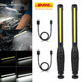 2x COB LED KFZ Arbeitsleuchte Akku Werkstattlampe Handlampe Taschenlampe Magnet~