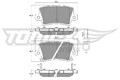 TOMEX Brakes Bremsbelagsatz Scheibenbremse TX 14-53 für HONDA CIVIC 8 Hatchback