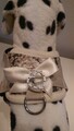 Softgeschirr  Brustgeschirr Hundegeschirr  Halsband XS-M Welpen geblumt Rosen