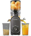 Fyenkfar Cold Press Slow Juicer | Silber/Grau | 300W | BPA-frei | MP-802K