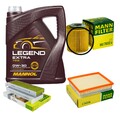 MANN-FILTER Inspektionspaket 5 L MANNOL Legend Extra 0W-30 für Citroën Berlingo