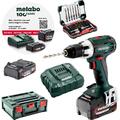 Metabo Akku Bohrschrauber BS 18 LT 18V 1x 4,0/1x 2,0 Ah SC 30 metaBOX + Bit Box