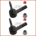 2 x FEBI SPURSTANGENKOPF KUGELGELENK SET VORNE BEIDSEITIG OPEL 3838153
