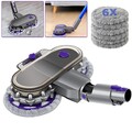 Wischaufsatz für Dyson V7/V8/V10/V15 Elektrischer Wischmop Aufsatz mit 6 Mops