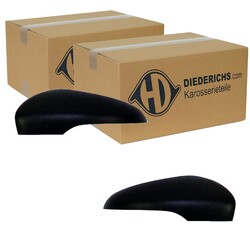 2X DIEDERICHS SPIEGELKAPPEN GRUNDIERT LINKS+RECHTS passend für VW GOLF TOURAN