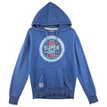 Superdry Hoodie Pullover Pulli Herren Blau Grafik Logo Größe M M