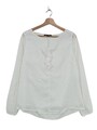 COMMA Langarm-Bluse Damen Bluse Gr. DE 40 weiß Casual-Look